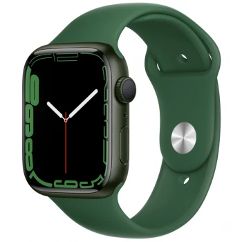 Смарт-часы Apple Watch Series 7, 45mm Green Aluminium Case with Clover Sport Band, (MKN73GK/A)