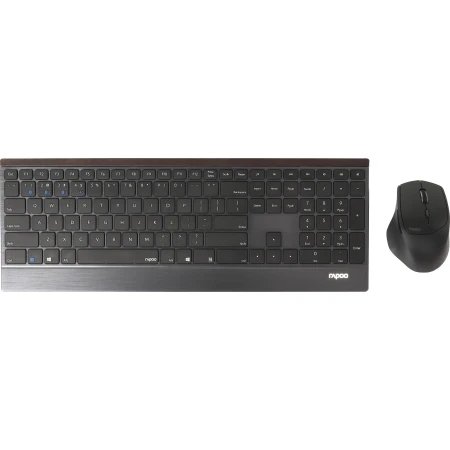 Клавиатура + мышь Rapoo 9500M, Black