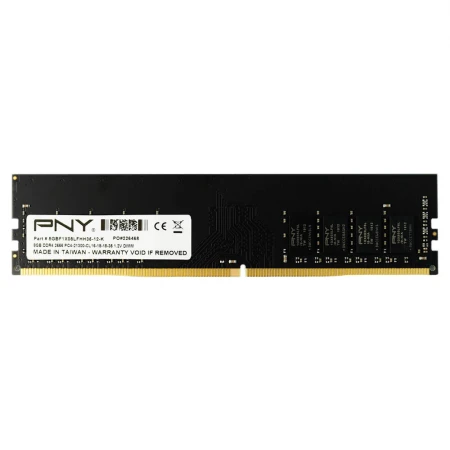 ОЗУ PNY 8GB 2666MHz DIMM DDR4, (MD8GSD42666BL)