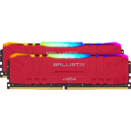 ОЗУ Crucial Ballistix RGB Red 16GB (2х8GB) 3600MHz DIMM DDR4, (BL2K8G36C16U4RL)