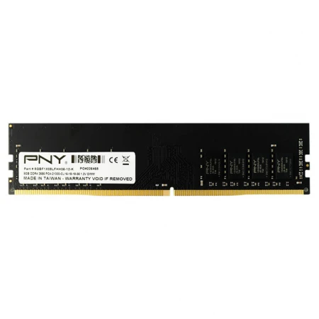 ОЗУ PNY 4GB 2666MHz DIMM DDR4, (MD4GSD42666BL)