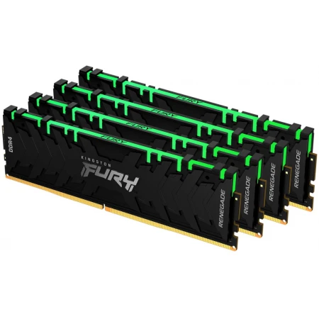 ОЗУ Kingston Fury Renegade RGB 64GB (4х16GB) 3200MHz DIMM DDR4, (KF432C16RB1AK4/64)