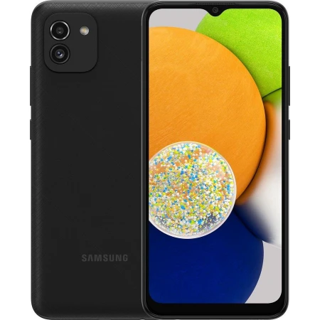 Смартфон Samsung Galaxy A03 64GB Black, (SM-A035FZKGSKZ)