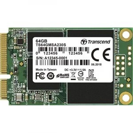 SSD диск Transcend MSA380M 64GB, (TS64GMSA380M)