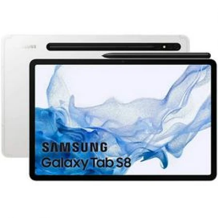 Планшет Samsung Galaxy Tab S8 11" Wi-Fi + 5G 128GB Silver, (SM-X706BZSASKZ)