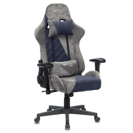 Игровое кресло Zombie Viking X Fabric Grey-Dark Blue, (VIKING-X-NAVY)