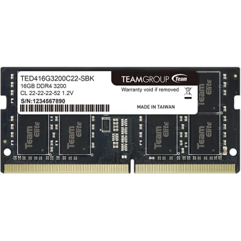 ОЗУ Team Group 16GB 3200MHz SODIMM DDR4, (TED416G3200C22-S01)
