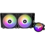 Тірік су салу Team Group T-Force GD240E Siren ARGB, қара