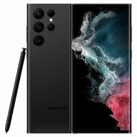 Смартфон Samsung Galaxy S22 Ultra 5G 256GB Phantom Black, (SM-S908BZKGSKZ)