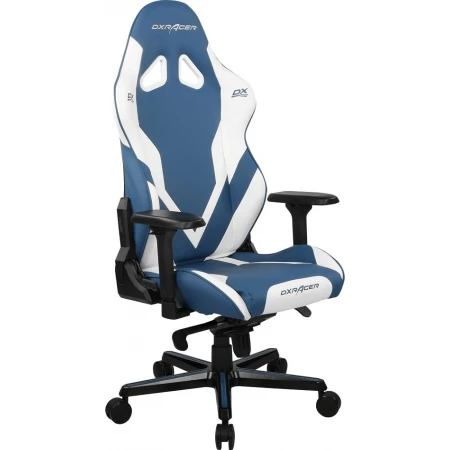 Игровое кресло DXRacer G Series Blue-White, (GC/G001/BW)