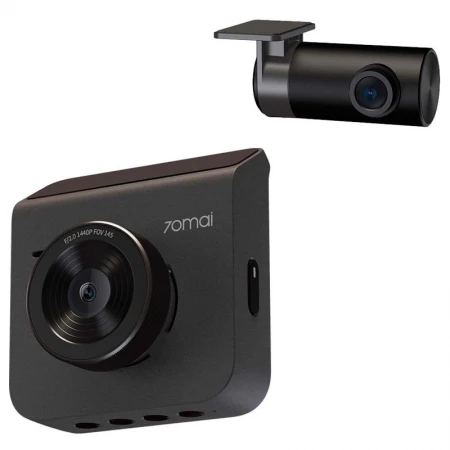 Видеорегистратор Xiaomi 70mai Dash cam A400, Gray + Rear Cam Set