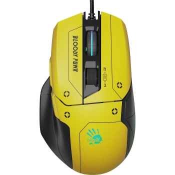 Мышь A4Tech Bloody W70 Max, Punk Yellow