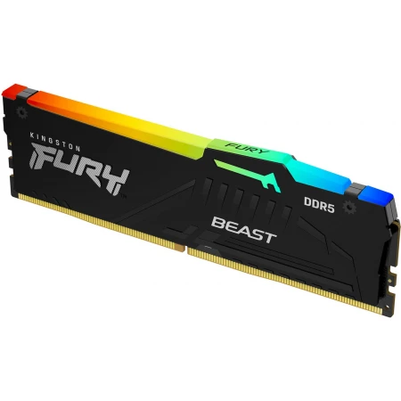 ОЗУ Kingston Fury Beast RGB 8GB 6000MHz DIMM DDR5, (KF560C40BBA-8)