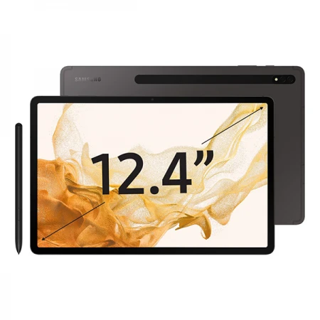 Планшет Samsung Galaxy Tab S8+ 12.4" Wi-Fi + 5G 128GB Dark Gray, (SM-X806BZAASKZ)