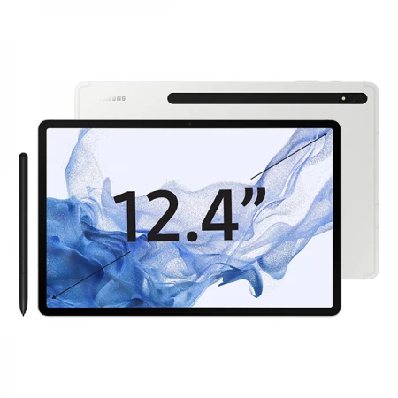 Планшет Samsung Galaxy Tab S8+ 12.4" Wi-Fi + 5G 128GB Silver, (SM-X806BZSASKZ)