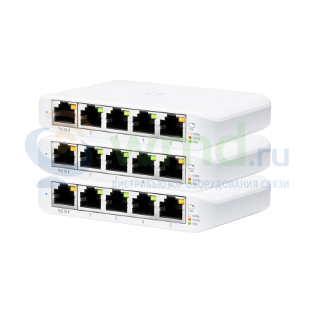 Коммутатор Ubiquiti UniFi USW-Flex-Mini (3 шт) Коммутатор Ubiquiti UniFi USW-Flex-Mini (3 шт)