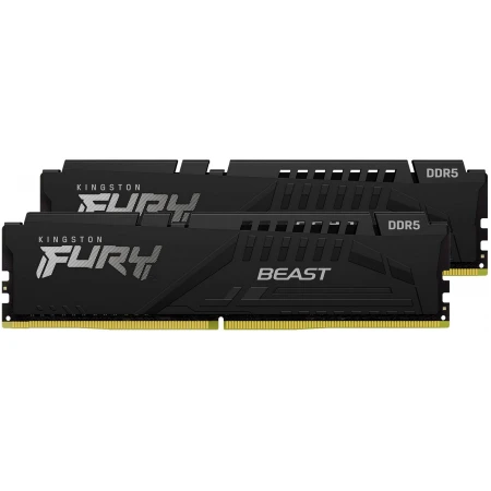 ОЗУ Kingston Fury Beast 16GB (2х8GB) 5600MHz DIMM DDR5, (KF556C40BBK2-16)