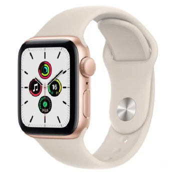 Смарт-часы Apple Watch Nike SE, 40mm Gold Aluminium Case with Pink Sand Sport Band, (MKQ03GK/A)