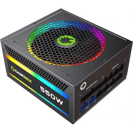 Блок питания GameMax RGB Rainbow Gold 550W