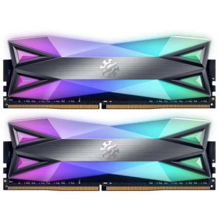 ОЗУ Adata XPG Spectrix D60G RGB 16GB (2х8GB) 3600MHz DIMM DDR4, (AX4U36008G18I-DT60)