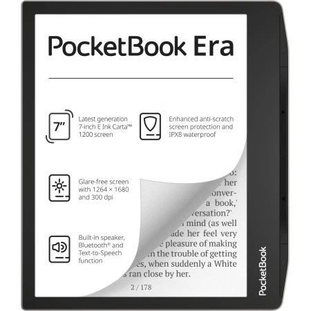 Электронды кітап PocketBook PB700 Era, қара