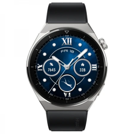 Смарт-часы Huawei Watch GT3 Pro 46mm, Black Fluoroelastomer Strap