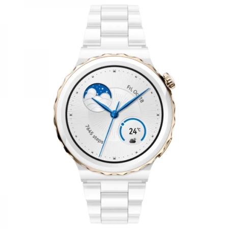 Смарт-часы Huawei Watch GT3 Pro 42mm, White Ceramic Strap