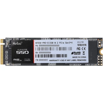 SSD диск Netac N930E Pro 512GB, (NT01N930E-512G-E4X)