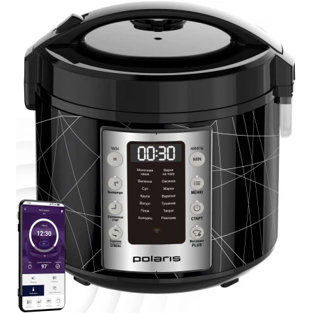 Мультиварка Polaris PMC 5020 Wi Fi IQ Home, Black Мультиварка Polaris PMC 5020 Wi Fi IQ Home, Black