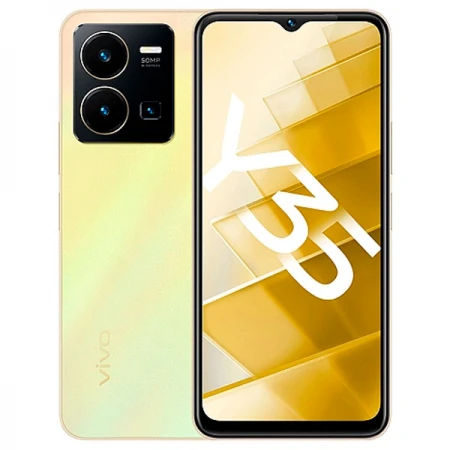 Смартфон Vivo Y35 64GB, Dawn Gold