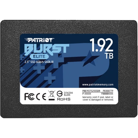 SSD диск Patriot Burst Elite 1.92TB, (PBE192TS25SSDR)