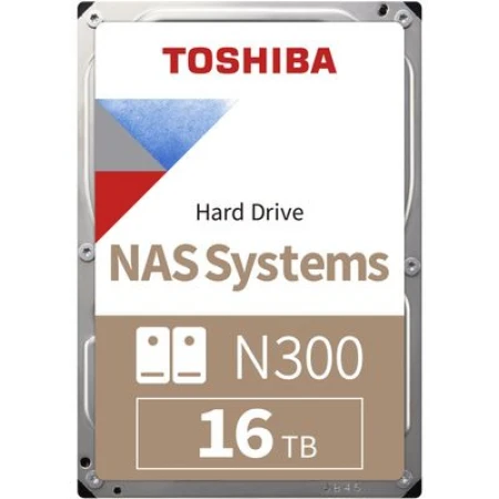 Жесткий диск Toshiba N300 16TB, (HDWG31GUZSVA)