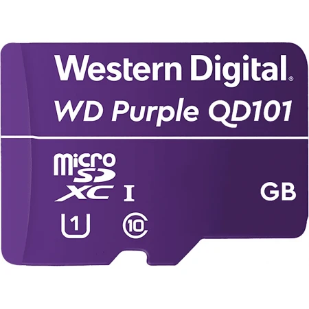 Western Digital Purple QD101 MicroSD 512GB карта памяти, Class 10 UHS-I U1, (WDD512G1P0C)