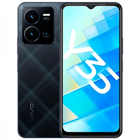 Смартфон Vivo Y35 128GB, Agate Black
