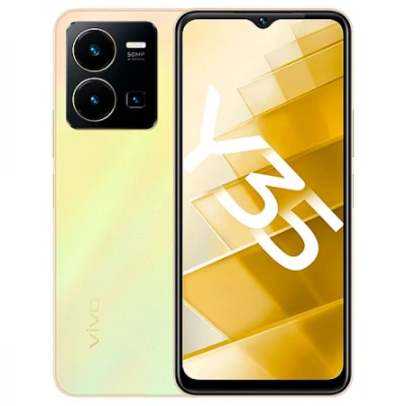 Смартфон Vivo Y35 128GB, Dawn Gold Смартфон Vivo Y35 128GB, Dawn Gold