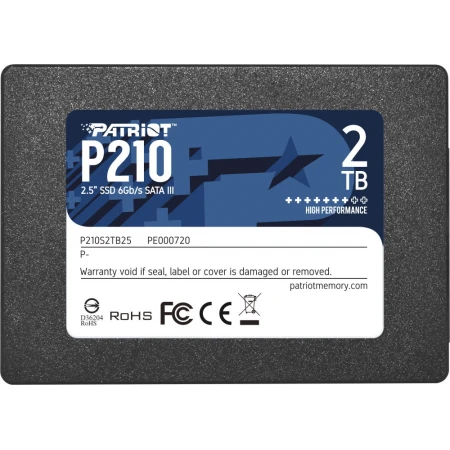 SSD диск Patriot P210 2TB, (P210S2TB25)