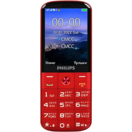 Мобильный телефон Philips Xenium E227, Red Мобильный телефон Philips Xenium E227, Red