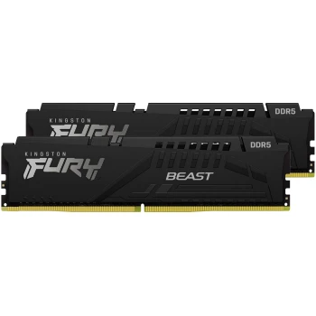 ОЗУ Kingston Fury Beast 16GB (2х8GB) 5200MHz DIMM DDR5, (KF552C40BBK2-16)