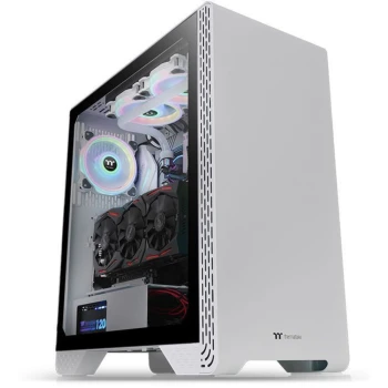 Корпус Thermaltake S300 TG White, (CA-1P5-00M6WN-00)