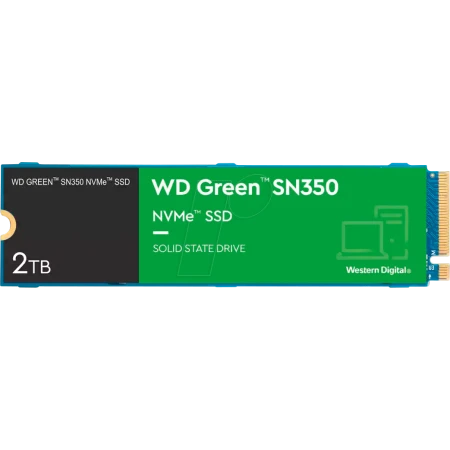 SSD диск Western Digital Green SN350 2TB, (WDS200T3G0C)