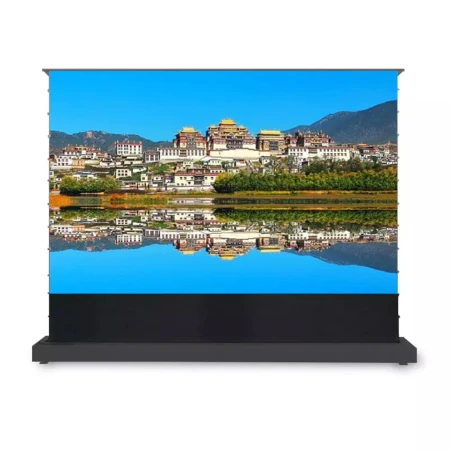 Экран Deluxe FJ5-R100H (pvc светоотражающий) , напольный 