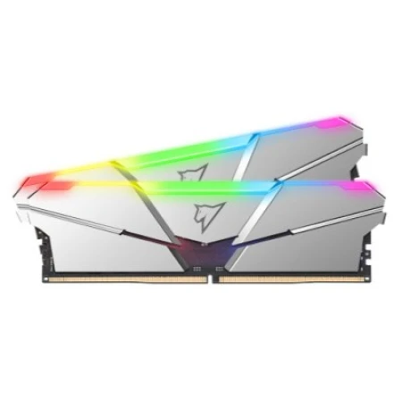 ОЗУ Netac Shadow RGB Silver 32GB (2х16GB) 4800MHz DIMM DDR5, (NTSRD5P48DP-32S) ОЗУ Netac Shadow RGB Silver 32GB (2х16GB) 4800MHz DIMM DDR5, (NTSRD5P48DP-32S)