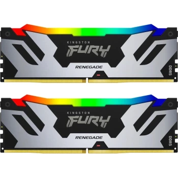 ОЗУ Kingston Fury Renegade RGB 64GB (2х32GB) 6000MHz DIMM DDR5, (KF560C32RSAK2-64)