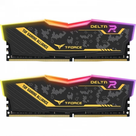 ОЗУ Team Group Delta TUF Gaming RGB 16GB (2х8GB) 3600MHz DIMM DDR4, (TF9D416G3600HC18JDC01) ОЗУ Team Group Delta TUF Gaming RGB 16GB (2х8GB) 3600MHz DIMM DDR4, (TF9D416G3600HC18JDC01)