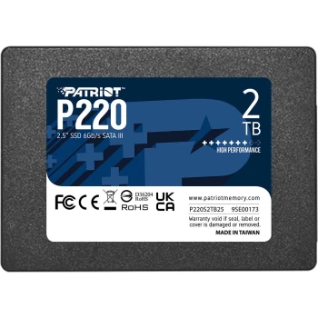 SSD диск Patriot P220 2TB, (P220S2TB25)