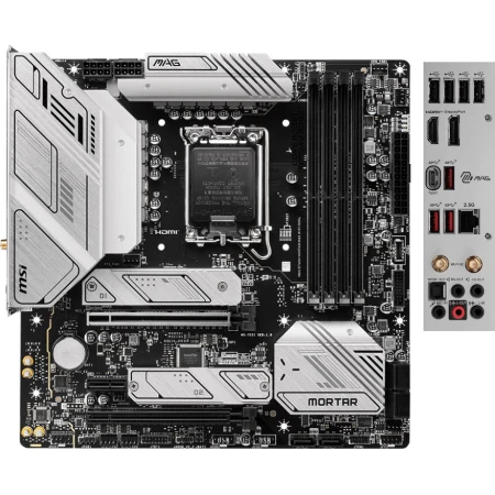 Материнская плата MSI MAG B760M Mortar MAX DDR4 (Wi-Fi) Материнская плата MSI MAG B760M Mortar MAX DDR4 (Wi-Fi)