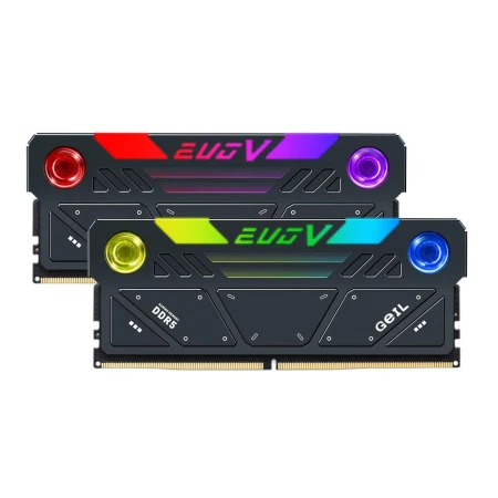 ОЗУ GeiL EVO V RGB 32GB (2х16GB) 6400MHz DIMM DDR5, (GESG532GB6400C38ADC)