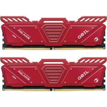 ОЗУ GeiL Polaris Red 32GB (2х16GB) 5200MHz DIMM DDR5, (GOR532GB5200C34ADC)