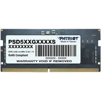 ОЗУ Patriot Signature 8GB 4800MHz SODIMM DDR5, (PSD58G480041S)