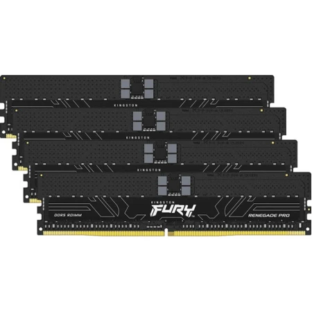ОЗУ Kingston Fury Renegade Pro 64GB (4х16GB) 5600MHz DIMM DDR5, (KF556R36RBK4-64) ОЗУ Kingston Fury Renegade Pro 64GB (4х16GB) 5600MHz DIMM DDR5, (KF556R36RBK4-64)
